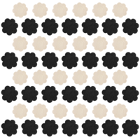 Exircy 100 Pcs Petals Nipple Covers for Women, Disposable Pasties Breast Covers Self-Adhesive No Show Bra for Women Black