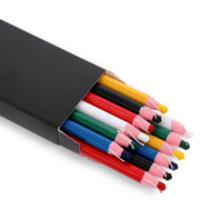Xthrotsenk 12 Pieces Sewing Mark Pencil 6 Colors Sewing Fabric Pencils Chalk Marker Tracing Tools Tailor's Mark Accessories Cutting Crayons for Leather Cut Marks Drawing Tailor Marks