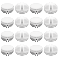 20Pcs Cube Connectors White Plastic Connector Plastic Grid Cube Organizer Connector for Modular Closet Storage Organizer and DIY Wire Cube Storage Unit