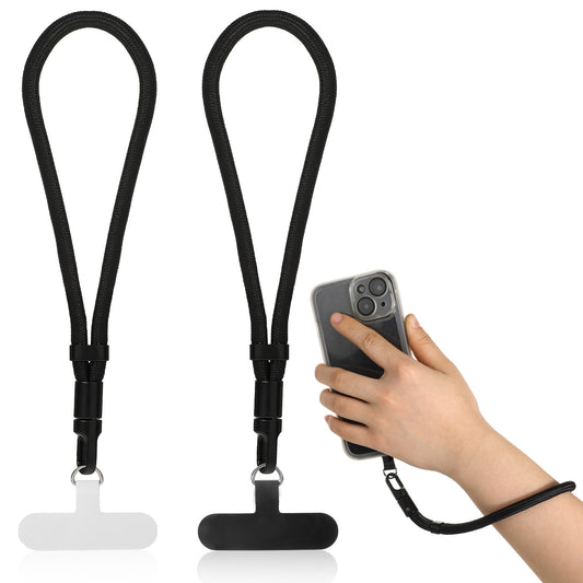 Hand Wrist Strap Lanyard 2 Pcs Cell Phone Lanyard Wrist with Phone Tether Tab, Versatile Phone Wrist Strap High Quality Phone Hand Strap Anti Theft Phone Strap Phone Wrist Lanyard Phone Case Strap