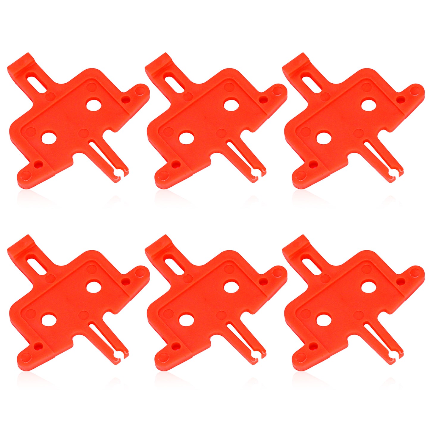 Bike Disc Brake Spacer, 6PCS Mountain Bike Brake Pads Bicycle Hydraulic Disc Pad Spreader Repair Instert Tools for MTB, Road Bikes