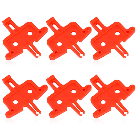 Bike Disc Brake Spacer, 6PCS Mountain Bike Brake Pads Bicycle Hydraulic Disc Pad Spreader Repair Instert Tools for MTB, Road Bikes