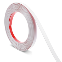 16 Ft White Peel and Stick Molding Trim Flexible Self-Adhesive Corner Molding Trim for Ceiling Wall and Tile EdgesCabinet Window Frames (5m x 1cm)