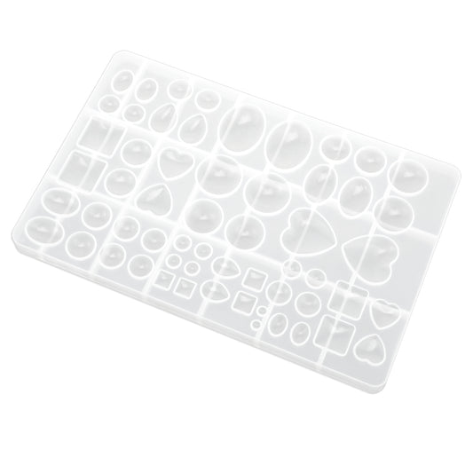 Resin Jewelry Molds Silicone Resin Jewelry Casting Mold Silicone Molds for Epoxy Resin Pendant Mold for DIY Gem Cabochon Pendant, Necklace Jewelry Making