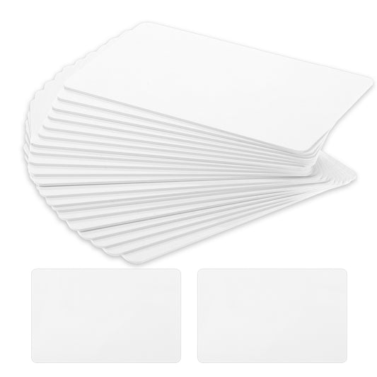 20 Pcs NFC Cards 215 Chip NFC Cards Rewritable NFC Tags Blank PVC Cards 504 Bytes Programmable NFC Tags Compatible with NFC Enabled Mobile Phones and Devices (White)