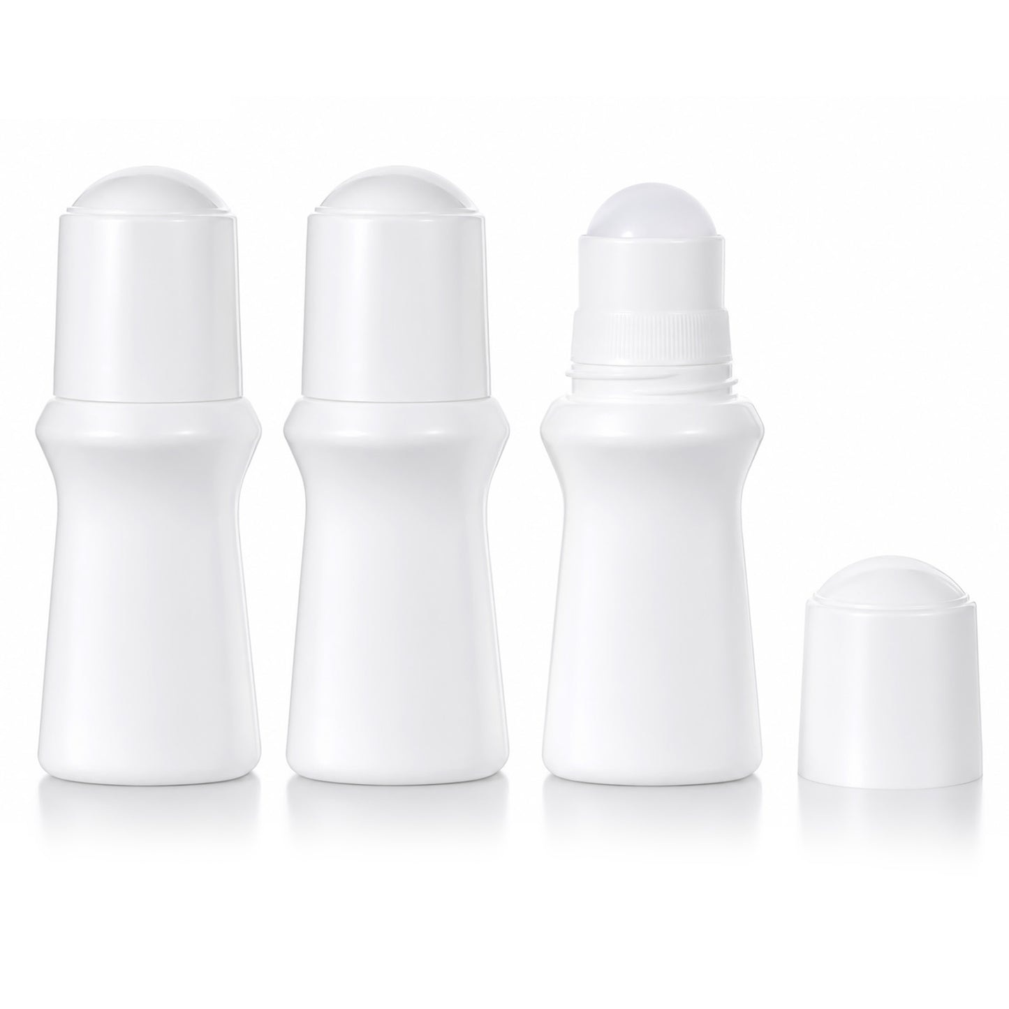 Sliverdew 3Pcs 1.7oz /50ml Roll-on Bottles Empty Refillable Roller Bottle