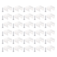 120 Pcs LED Strip Clips, Waterproof LED Strip Mounting Clips Holder, Mounting Bracket Fixing Clips, fit 12mm to 14mm Silicone LED Strip Lighting, Translucent