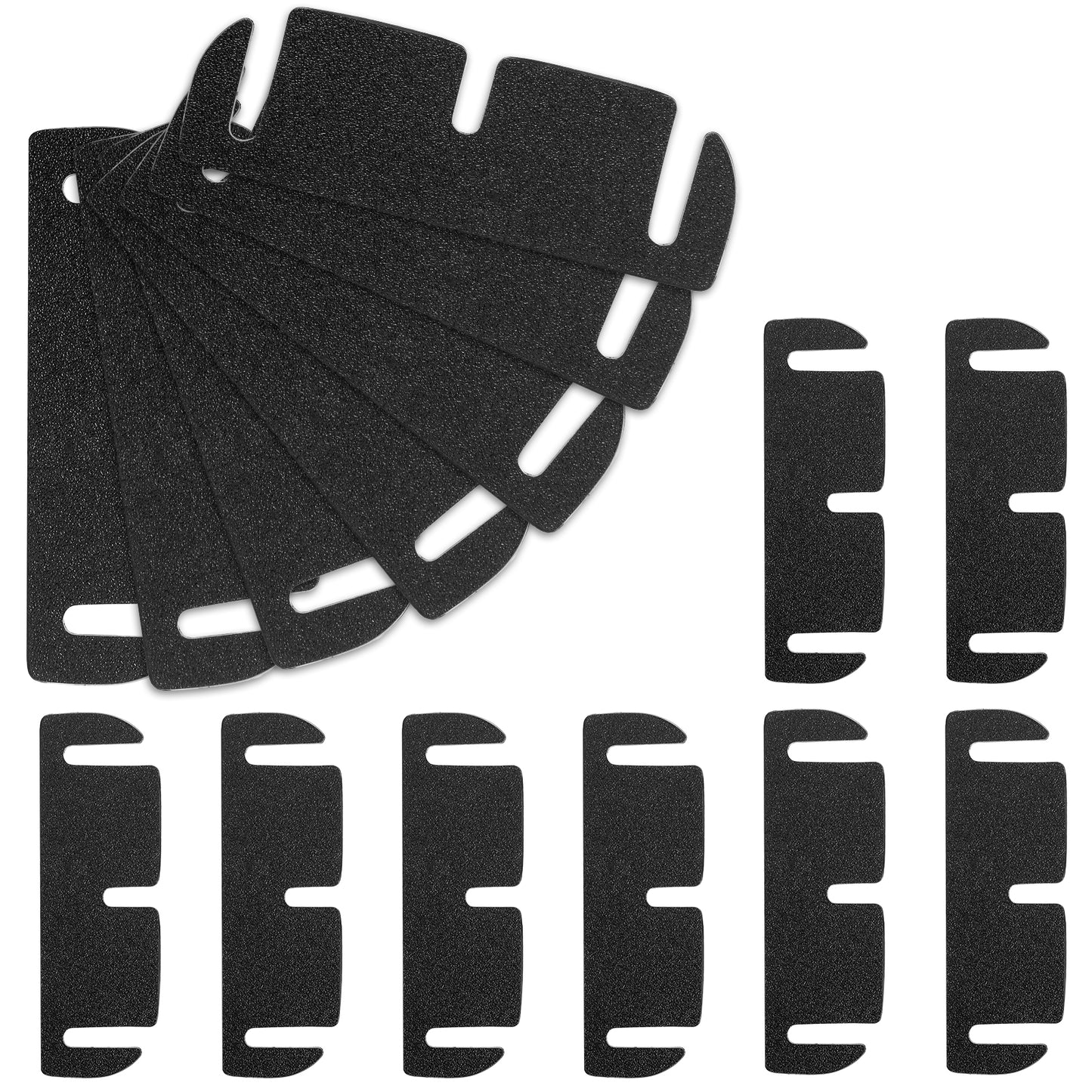 15pcs Interior Door Hinge Shims 3.5 Inch Hinge Spacers Doors Adjuster Repair Kit for Door Alignment Fix Air Leaks, Sticking or Misaligned Doors, Trimmable 0.06in Thick PVC Material