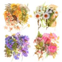 160 Piece Colorful Flower Stickers Vintage Plants Flowers Leaves Sticker Nature Plant Decals Floral Journaling Stickers for DIY Craft Journal Scrapbook Planners Laptop Phone Decor