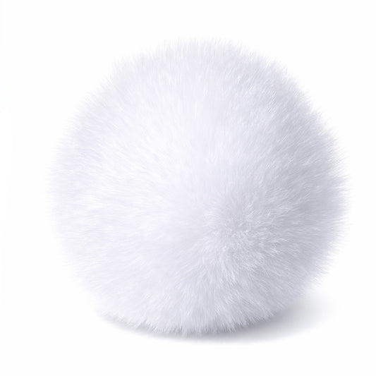 4 Pack Fluffy Rabbit Tail with Pins, Fluffy Bunnies Tail Pin, 4 Inch Plush Rabbit Tails, Bunnies Costume Accessories for Easter Halloween Cosplay Party Deocr